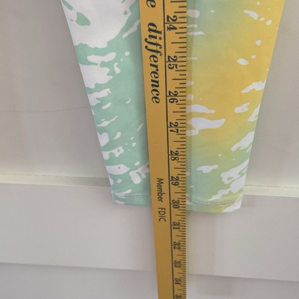 - Fabletics pants. NWOT green and yellow​​​​ - Picture 6 of 8